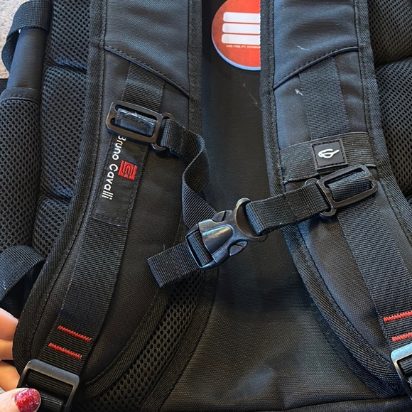 Black and Red‎ Multi-Compartment Backpack - Picture 7 of 9